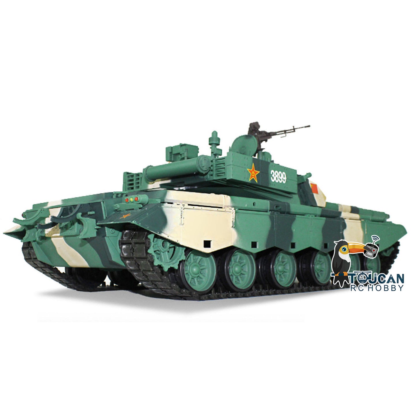 2.4G Henglong 1/16 7.0 Plastic Version Chinese 99A RTR RC Tank Model Radio Controlled Panzer Military Car 3899A DIY