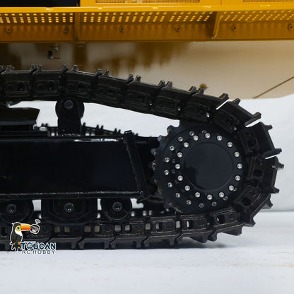 1/8 Metal Remote Control Hydraulic Excavator 390F Heavy Duty 3CH Valves RC Construction Vehicle Models Flysky PL18EV Radio