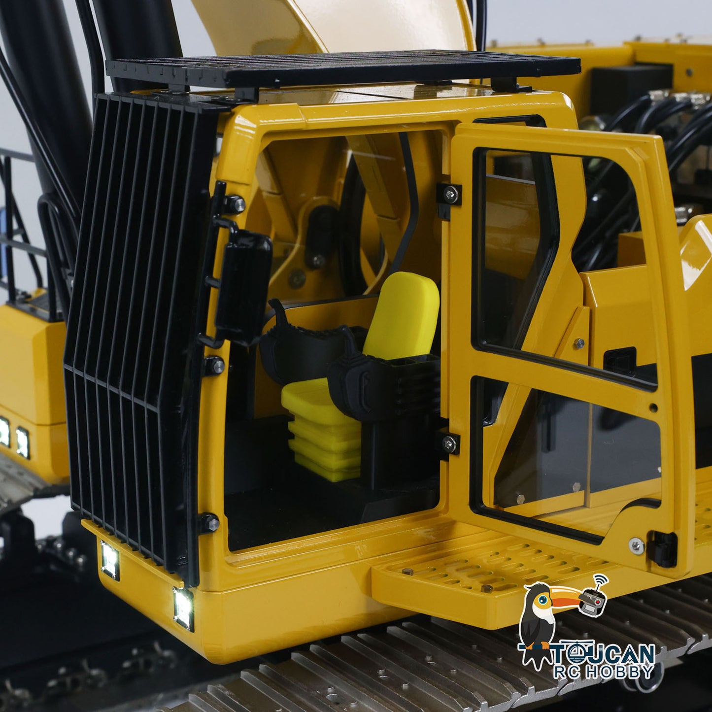 55KG! 395F 1/12 Metal RC Tracked Excavator Remote Control Hydraulic Digger 2830 Brushless Motor Dual Pump System Flysky Radio