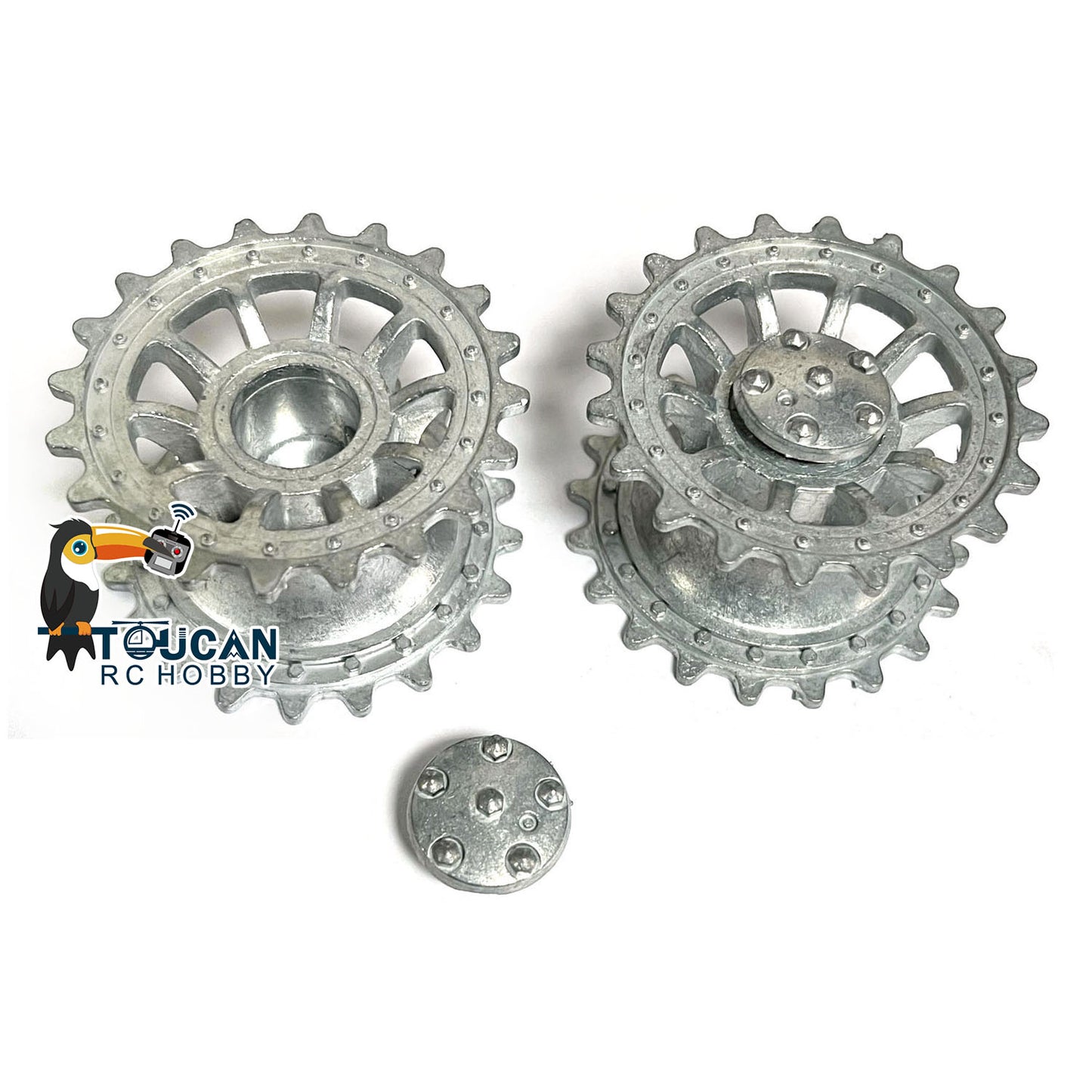 US Stock Metal Sprockets for Henglong 1/16 Scale RC Tank Armored Military Vehicle German Tiger I 3818 Panther 3819 Fittings