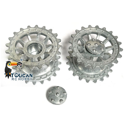 US Stock Metal Sprockets for Henglong 1/16 Scale RC Tank Armored Military Vehicle German Tiger I 3818 Panther 3819 Fittings