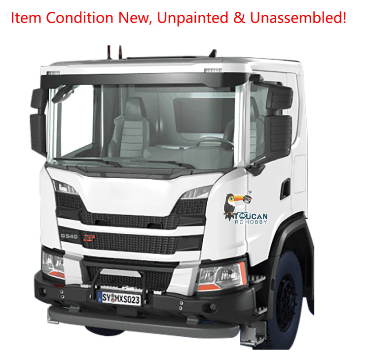 TOUCAN RC HOBBY Double E G540 Plastic Cabin Optional S023-002 Light System for 1/14 RC Hydraulic Dump Truck DIY Tipper Model