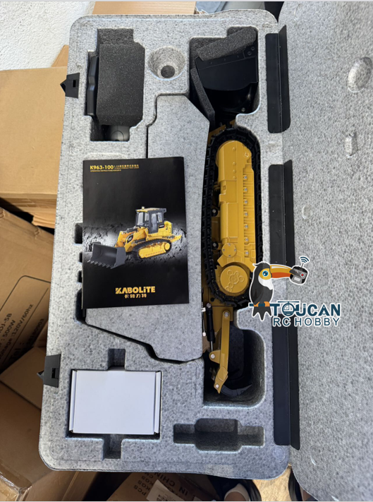 Second Hand US Stock Kabolite 1/16 Hydraulic RC Loader K963-100 Remote Control Construction Vehicles DIY Model