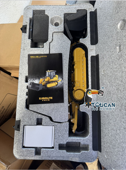 Second Hand US Stock Kabolite 1/16 Hydraulic RC Loader K963-100 Remote Control Construction Vehicles DIY Model