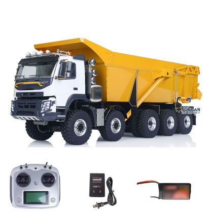 JDM 219 1/14 Metal Radio Controlled Hydraulic Dumper Truck 10X10 10X6 RC Tipper 3Speed Axles Transfer Case Differential Locks