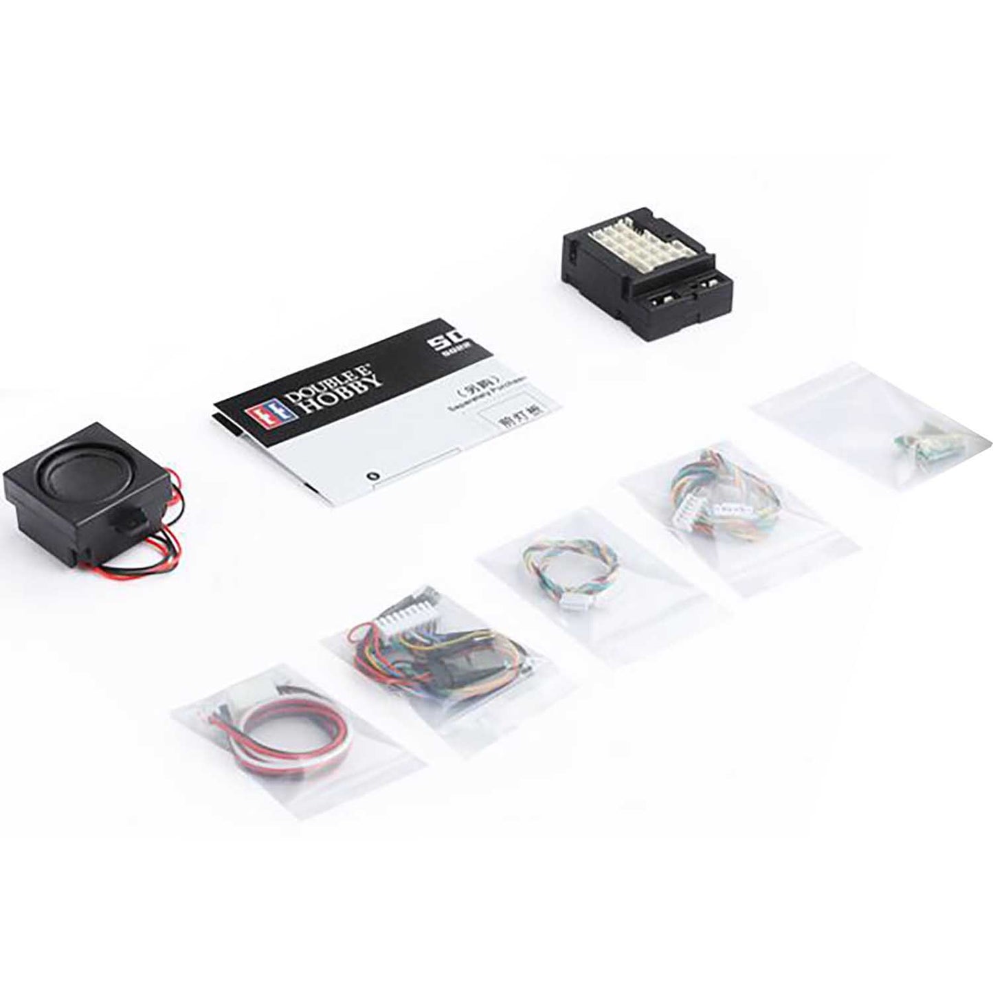 Double E Sound Light System for 1/14 RC Loader Articulated Lorry E015 E115 Dump Truck E113 Tractor E117 E017 Model Upgraded Part