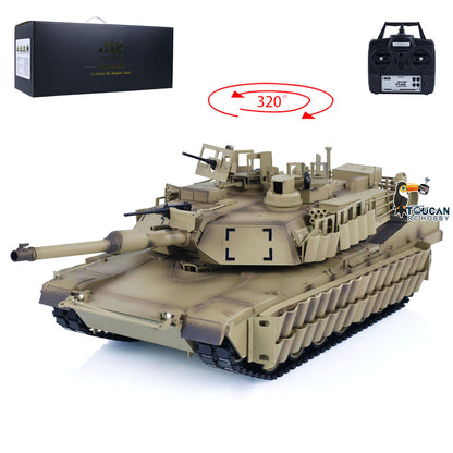 US Stock Tongde 1/16 Abrams M1A2 RC Infrared Battle Tank SEP TUSK II BB Shooting Barrel Recoil Electric Tanks Model