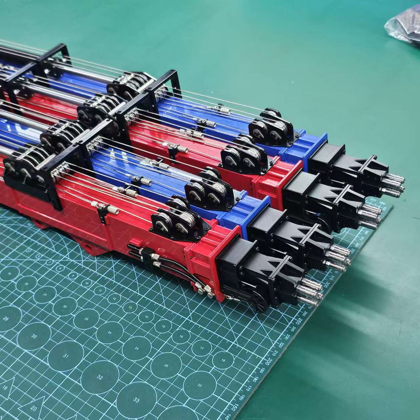 1/14 Metal Telescopic Boom for 946 EC380 RC Hydraulic Excavator Model Upgraded Parts Remote Control Digger Construction Vehicle