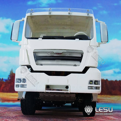 LESU 1/14 Metal TGS 8*8 Dumper Truck Construction Vehicle DIY Model with Light and Sound System Motor ESC Servo