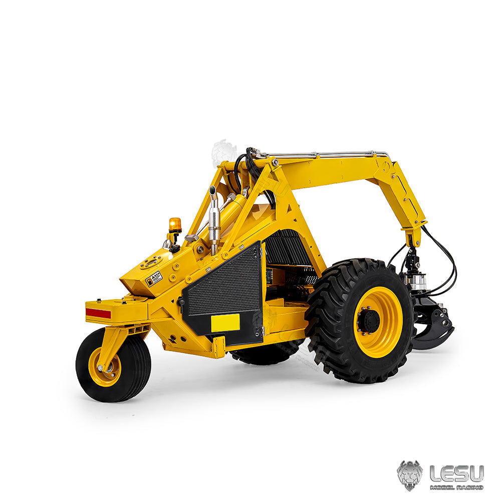 1/14 LESU AOUE 225A RC Hydraulic Log Loader Remote Control Sugarcane Loader Grabber 4CH Valve Wheeled RTR PNP Model Battery Radio