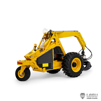 1/14 LESU AOUE 225A RC Hydraulic Log Loader Remote Control Sugarcane Loader Grabber 4CH Valve Wheeled RTR PNP Model Battery Radio