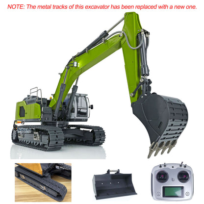 In Stock 1/14 945 Hydraulic RC Excavator Metal Remote Control Construction Truck Model
