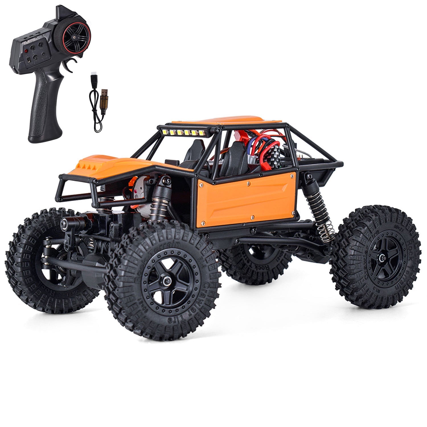 Metal Plastic 1/18 RC Off Road Car 4*4 Remote Control Rock Crawler