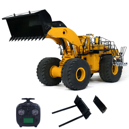In Stock 150KG 1/14 L2350 TOUCAN RC Hydraulic Loader Heavy Duty Remote Control Construction Vehicles Sound Light System Smoke Unit