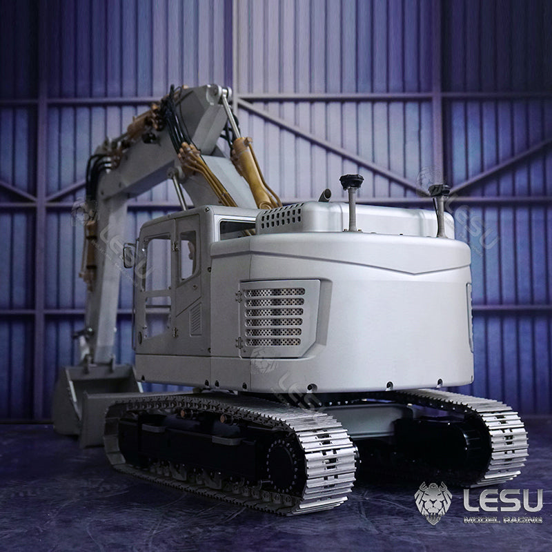 LESU AOUE ET26L 1/14 Metal RC Hydraulic Excavator B0012 Remote Controlled Construction Vehicle Light System Simulated GPS for DIY Hobby Collectors