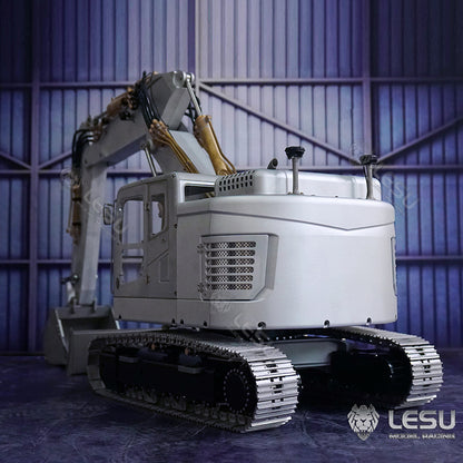 LESU AOUE ET26L 1/14 Metal RC Hydraulic Excavator B0012 Remote Controlled Construction Vehicle Light System Simulated GPS for DIY Hobby Collectors
