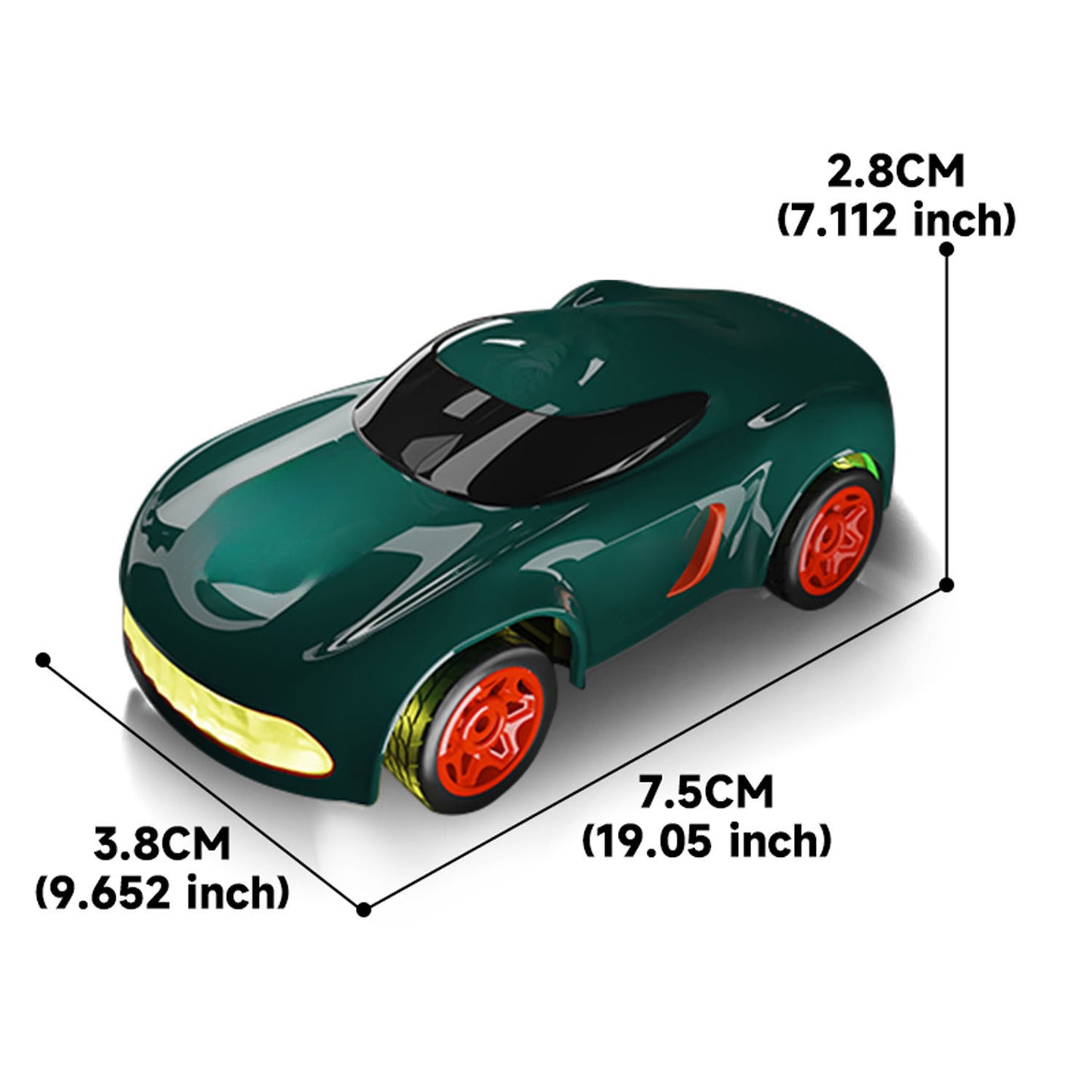 In Stock 1/64 RC MINI High Speed Desktop Drift Car Q197 2.4Ghz Remote Control Four Wheel Drive Car Model RTR Battery Colorful Lights