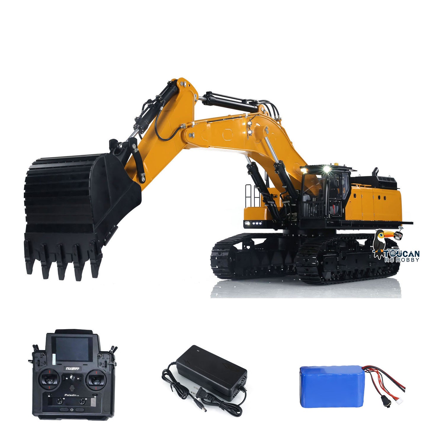 Kabolite K980 1/14 Hydraulic RC Excavator SY980H Giant PL18 Lite Radio Control Digger Construction Vehicle DIY Simultion Car