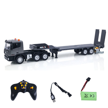 TOUCAN RC HOBBY Huina 1318 1/18 RC Tractor Truck 9CH Remote Control Cars with Flatbed Trailer