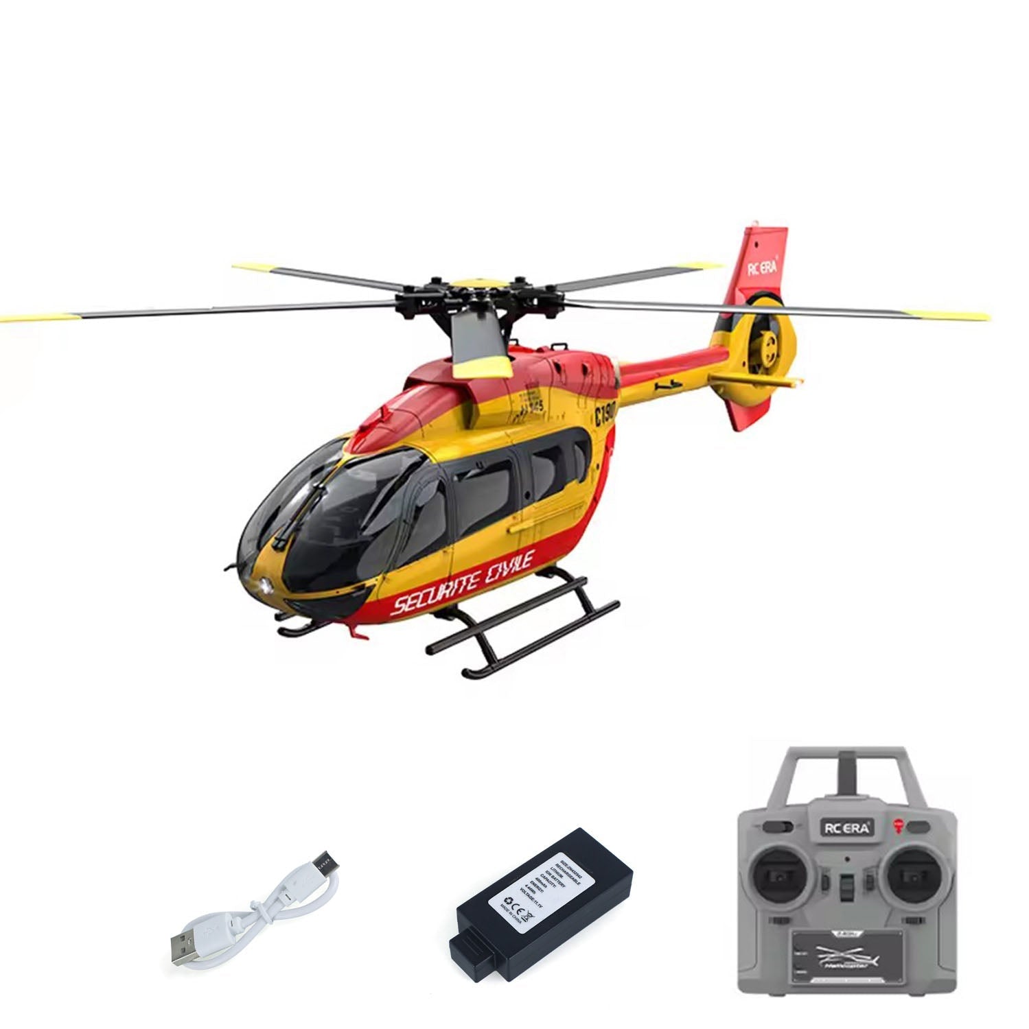 1/30 RC ERA 2.4G 6CH Remote Control Helicopter C190 H145 6-Axis