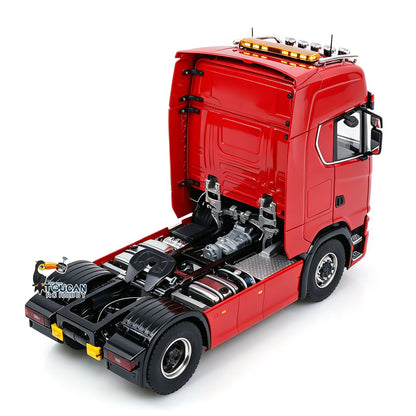 Metal Chassis Fifth Wheel 4X4 1/14 3Speed Radio Control Tractor Truck 770S Axle Locks Brushed ESC Motor Light System No Battery