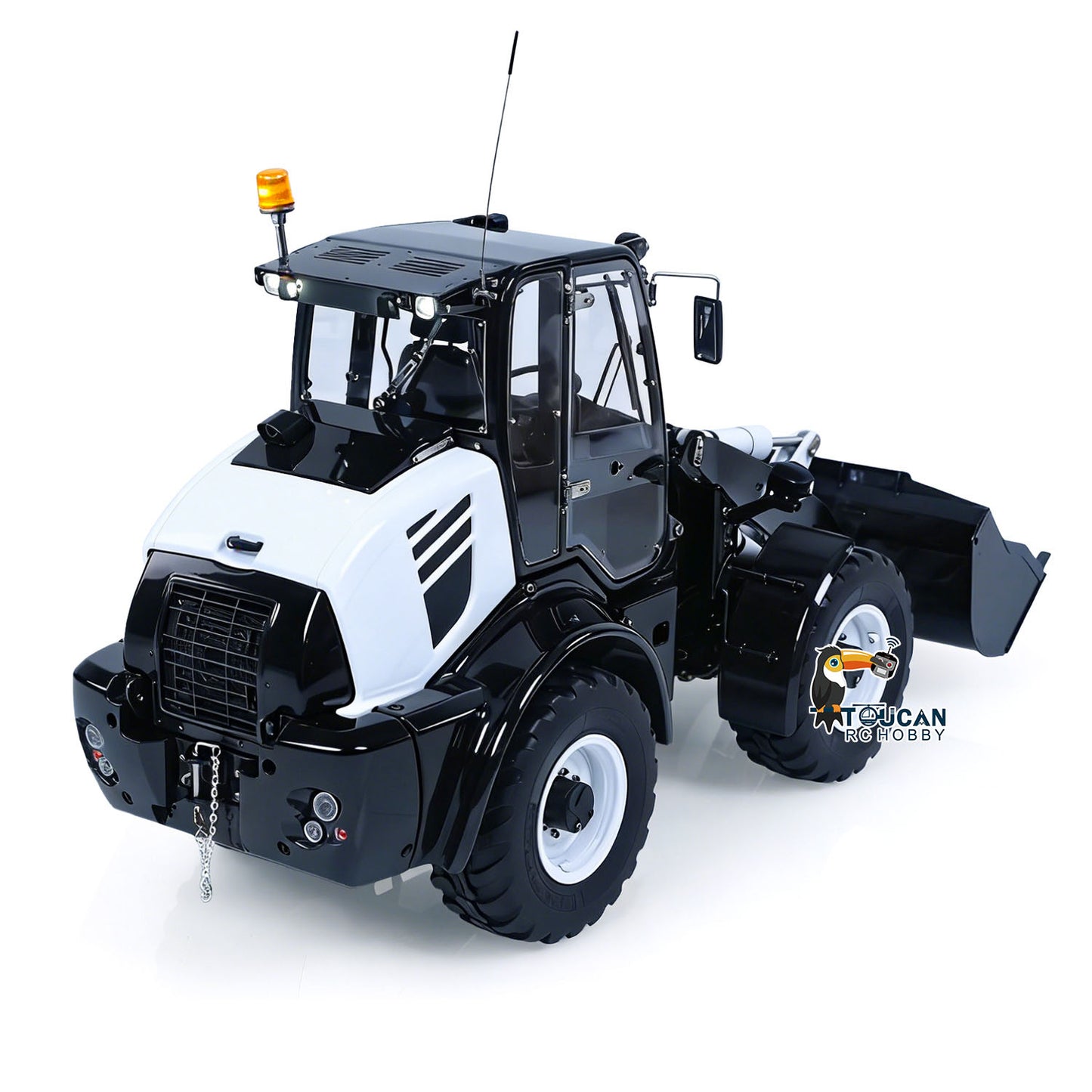 LESU Aoue WA100M-8 1/14 Metal 4x4 Hydraulic RC Loader A0021 Model with Brushless Motor Quick Release Coupler Sound Light System