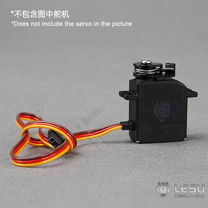 Metal Servo Arm for DIY Scale RC Tractor Truck Hydraulic Dumper Excavator Loader Lorry Bulldozer Trailer Car Please Check Size!