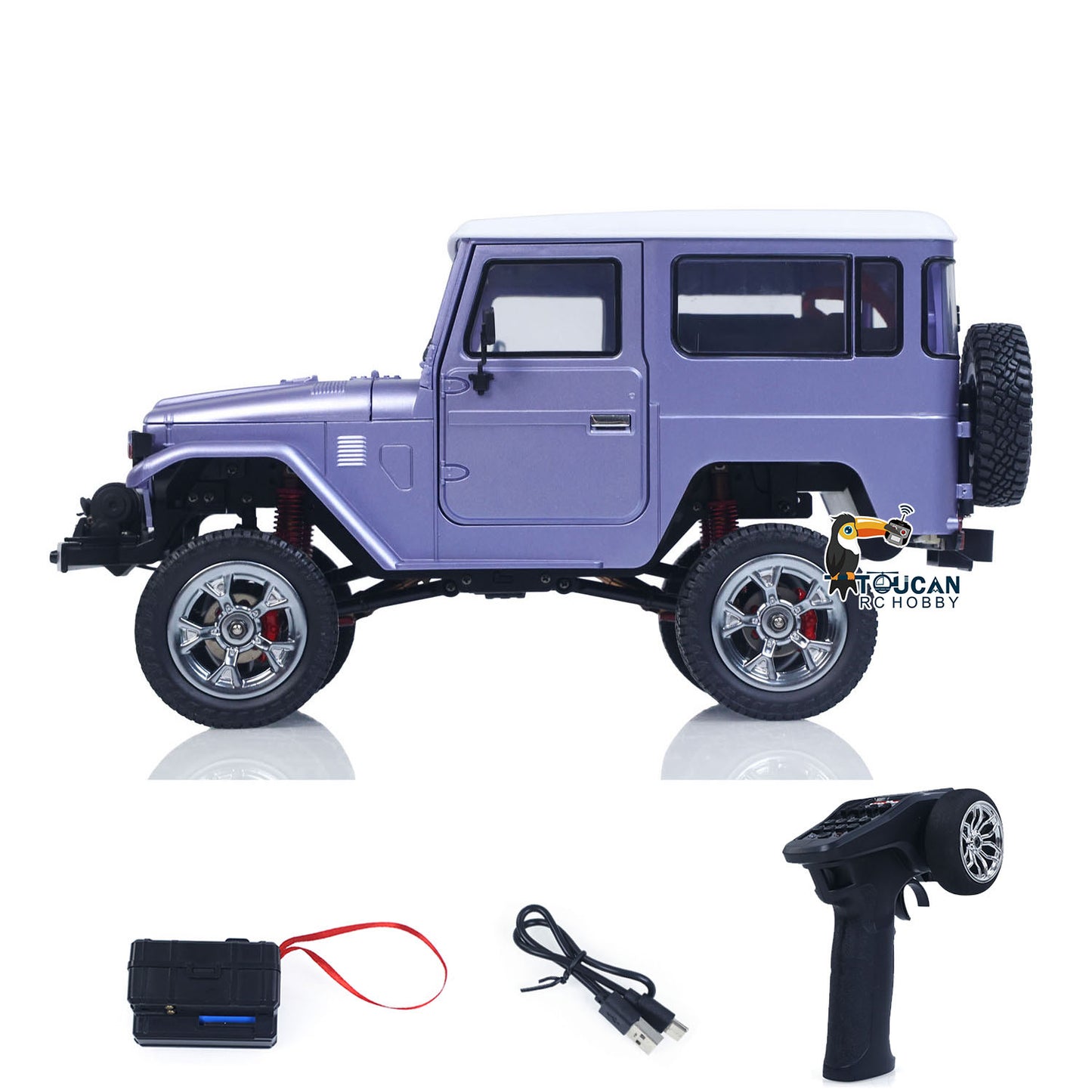 In Stock 4x4 HG 1/16 Multi Terrain RC Off Road Vehicle HG4 211 Electric Winch Remote Control Crawler Car Dual 050 Motors 2.4GHz Radio