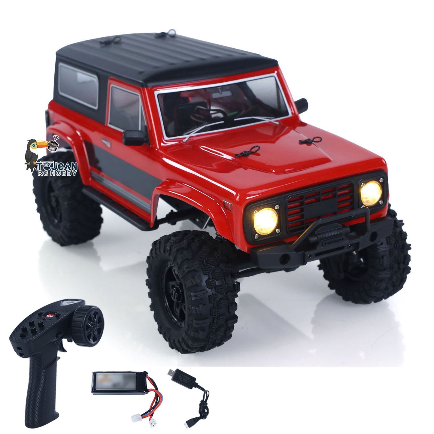 In Stock 4WD RC Rock Crawler Car Rushmore CR18P V3 1/18 2.4Ghz Crawler RTR Vehicle Hobbywing Brushless Motor ESC Lights USB Charger