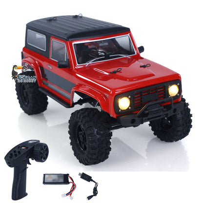 In Stock 4WD RC Rock Crawler Car Rushmore CR18P V3 1/18 2.4Ghz Crawler RTR Vehicle Hobbywing Brushless Motor ESC Lights USB Charger