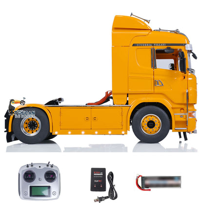 TOUCAN 4X4 Metal Chassis 1/14 RC Tractor Truck DIY Customized for R730 Cars