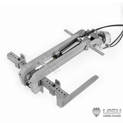 LESU 1/14 Metal Hydraulic Fork Brick Clamp for LESU RC Hydraulic Crane Dumper Car Radio Control Truck Kits Unassembled and Unpainted