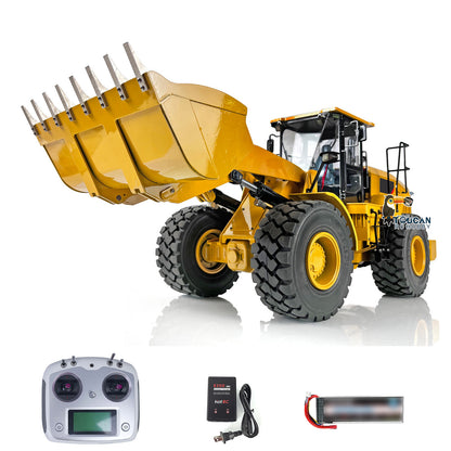 DIM C95 Radio Controlled Loader Metal 1/12 Hydraulic Car Cab Interior Decorative Part Light Sound Motor Servo Assembled Painted