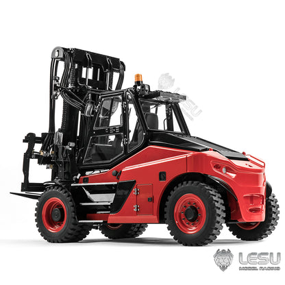 LESU AOUE LD160S 1/14 Metal Hydraulic RC Forklift with CNC shell 6 Ways Reversing Valve Towing Hook Sound Light System