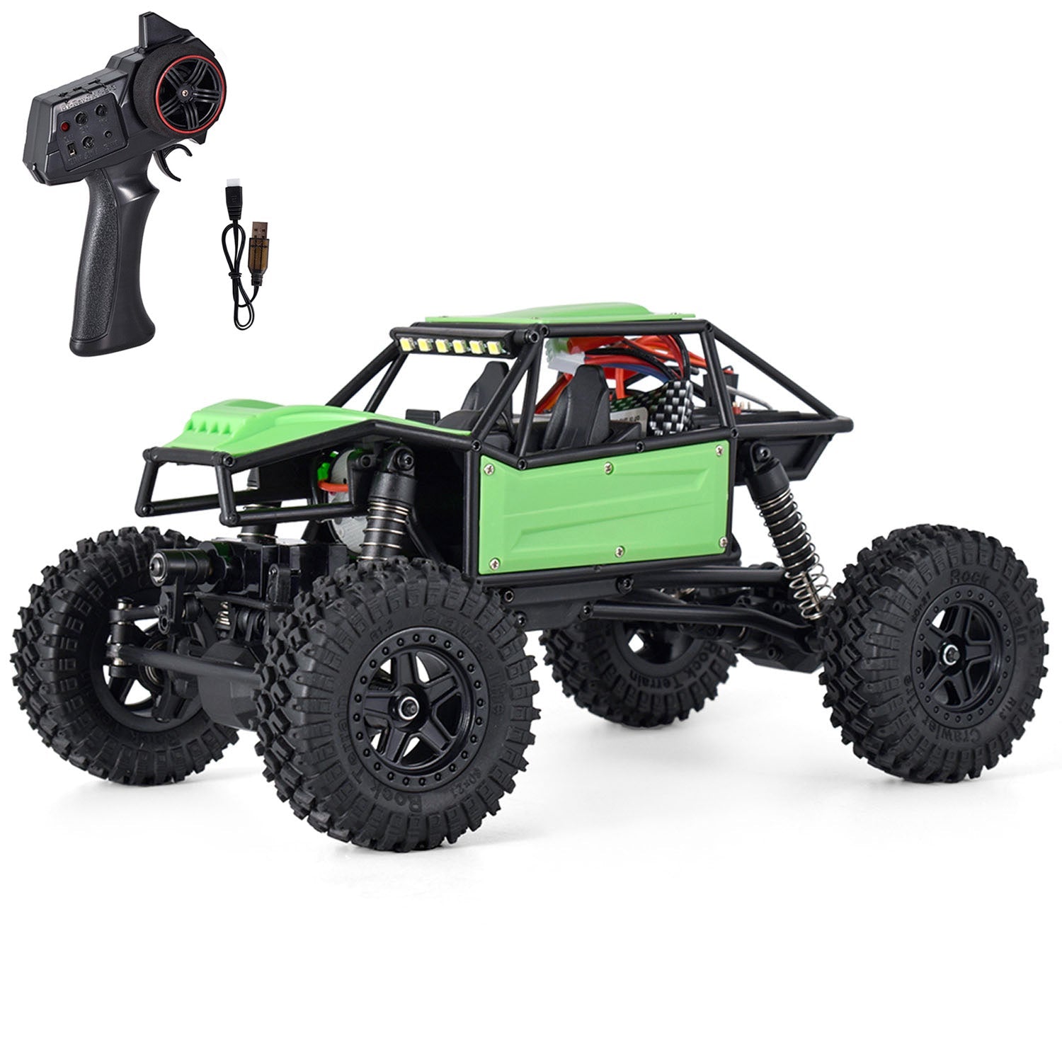 Metal Plastic 1/18 RC Off Road Car 4*4 Remote Control Rock Crawler