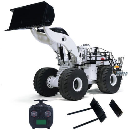 Toucan L2350 1/14 Metal RC Hydraulic Wheel Loader PNP/RTR Light & Sound Smoke System Manual Coupler Fork for Model Collectors