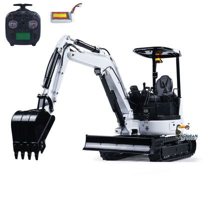 LESU PC30 1/14 Metal RC Hydraulic Excavator B0003 RTR 6CH Reversing Valve Mini Digger Brushless Rotary Drive Motor FlySky ST8 Controller Light System