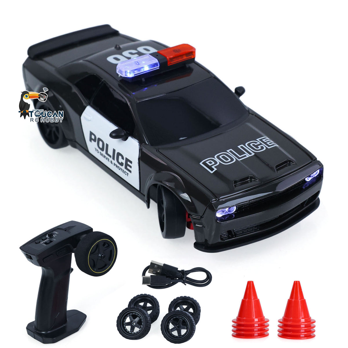 TOUCAN RC HOBBY US Stock JIABAILE 4WD 1/36 Plastic RC Drift Car 3615 25KM/H High Speed Model Gyroscope Indoor Outdoor Mini Racing Car LED Lights Battery Radio