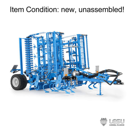 1‑14 metal rc hydraulic tractor a0018 with heavy‑duty k500 seedbed cultivation tool

