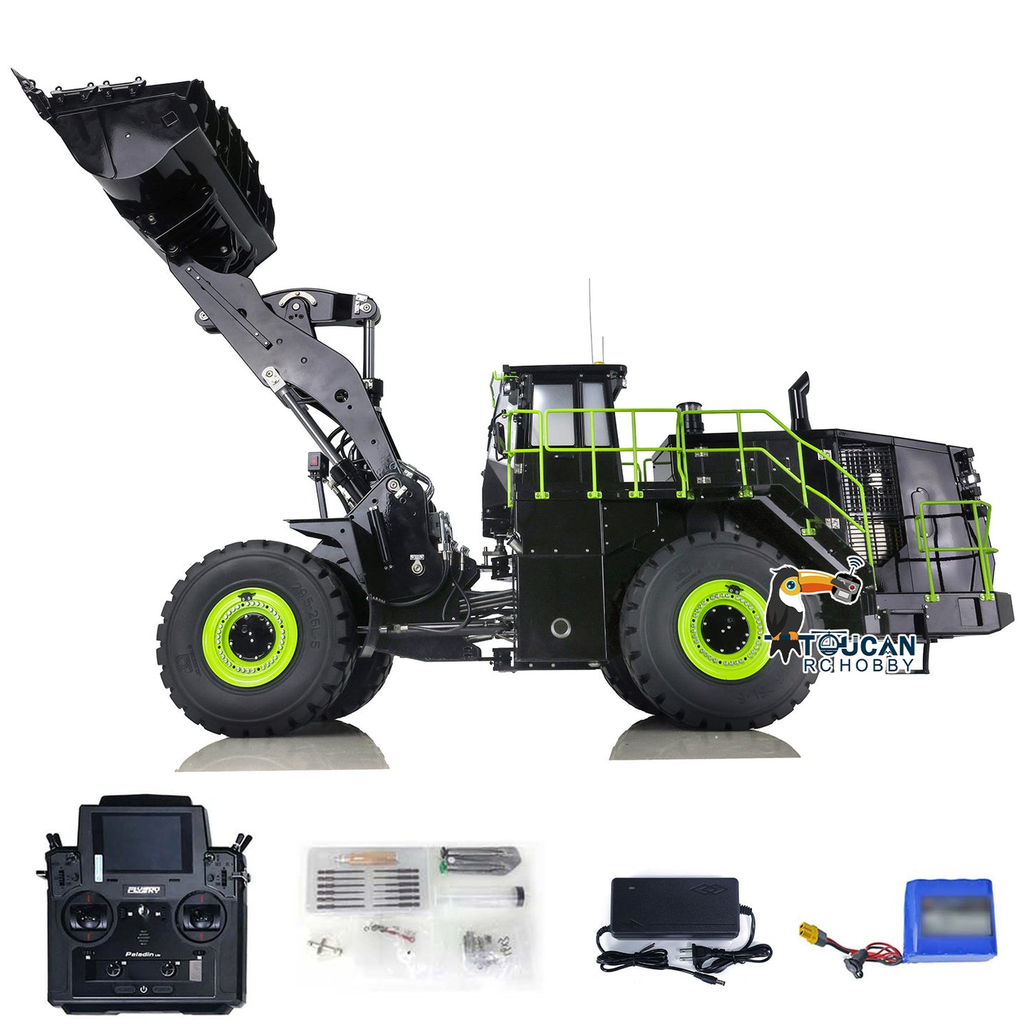 Kabolite K988 100S Metal 1/14 RC Hydraulic Loader 988K Assembled Painted Radio Control Heavy Machine PL18 Lite Model RTR Vehicle
