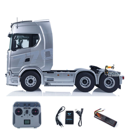 US Stock 1/14 KABOLITE RC Tractor Car 770S 100 6x6 Romote Control Truck 2Speed Gearbox Differential Lock Vehicle 6WD Sound Light Model