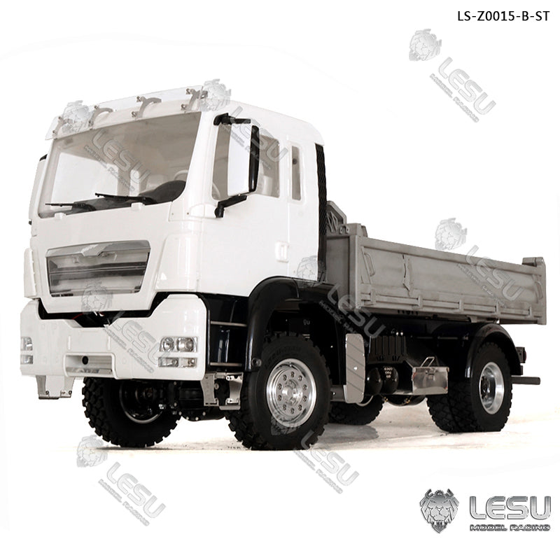 LESU 1/14 6x6 Metal TGS Dumper A/B Truck Model Light Sound Hydrualic System Motor Light Sound Opitonal Versions