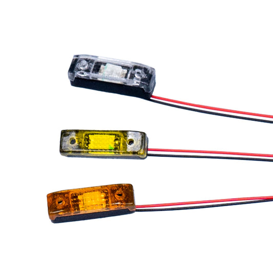 LED Plastic 2.2V-3V Warning Light Width Lamp for DIY TAMIYA 1/14 RC Tractor Truck Bulldozer Excavator Dumper R470 770S 3363 1851