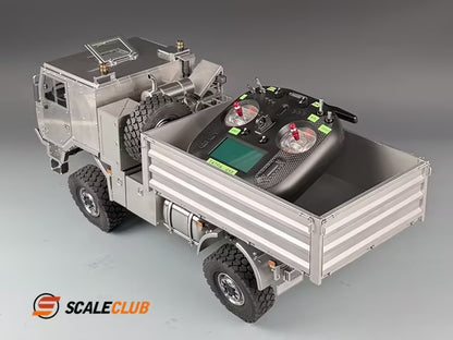 T815 3Speed 1/14 RC Off Road Military Truck Metal Body Remote Control 4X4 Transport Vehicle Flysky ST8 Radio Differential Locks