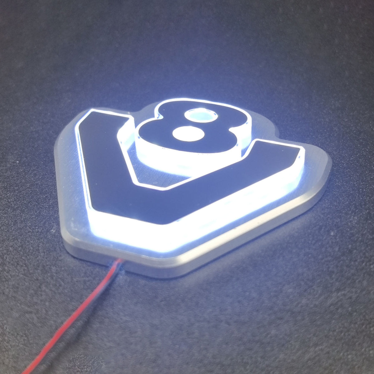 TOUCAN RC HOBBY Degree V8 Cabin Metal Light Box 5V LED Sign Lamp for DIY 1/14 RC Truck 770S R470 R6220 R730 56371 Model Car Accessories