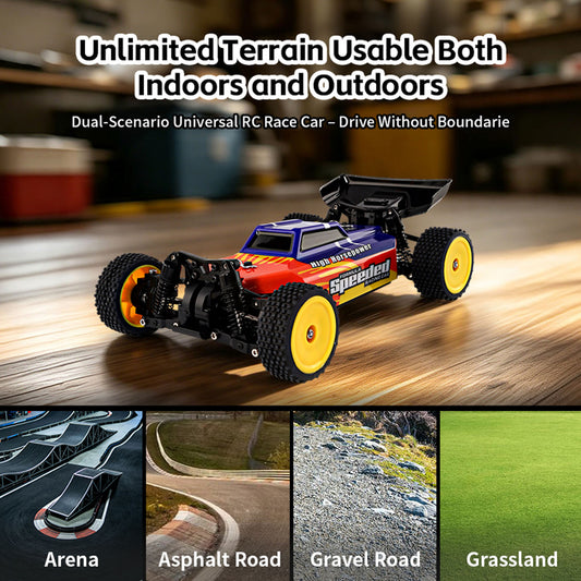 TOUCAN RC HOBBY JiaBaiLe 1/24 Electric Remote Control Off Road Car 2401A 35KM/H High Speed RC Vehicle Model CVD Drive Shafts Metal Chassis Battery RTR