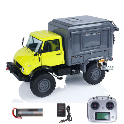 LESU RAVE-UM406 /10 Metal RC Off-Road Vehicle 2-Speed Transmission Winch Sound Light System Hobbywing QuicRun Fusion SE 1200KV Brushless Motor & ESC
