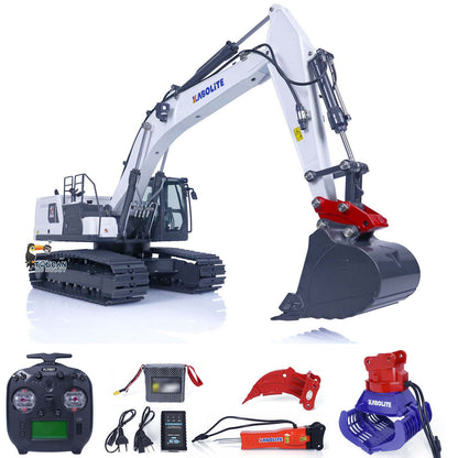 Pre-order RTR Kabolite K961 100S 1/18 Hydraulic Remote Control Excavator RC Digger Flysky ST8 Radio Sound System Electric Claw Hammer