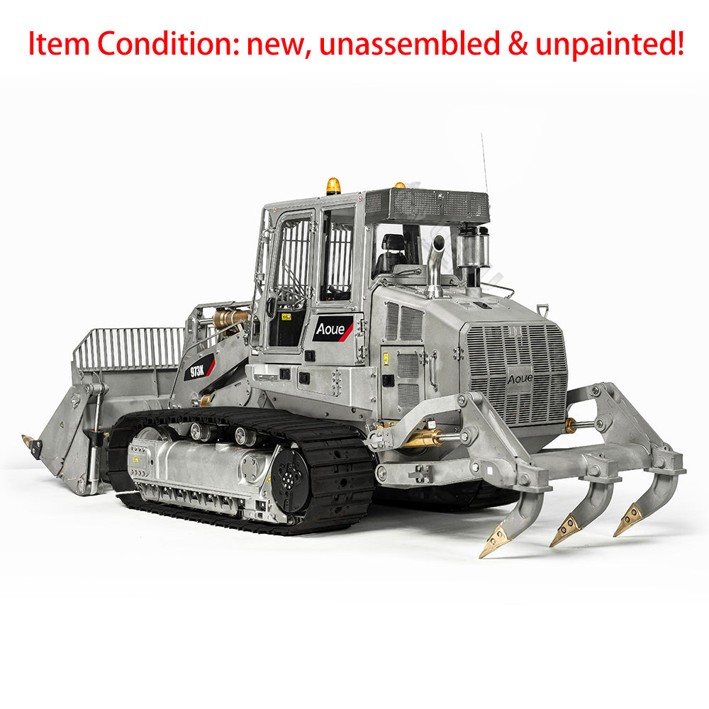 LESU 973K 1/14 Metal RC Hydraulic Loader B0025/B0024 Kit with Motor Servo ESC Light Sound System for DIY Construction Model Builders and Hobby Collectors