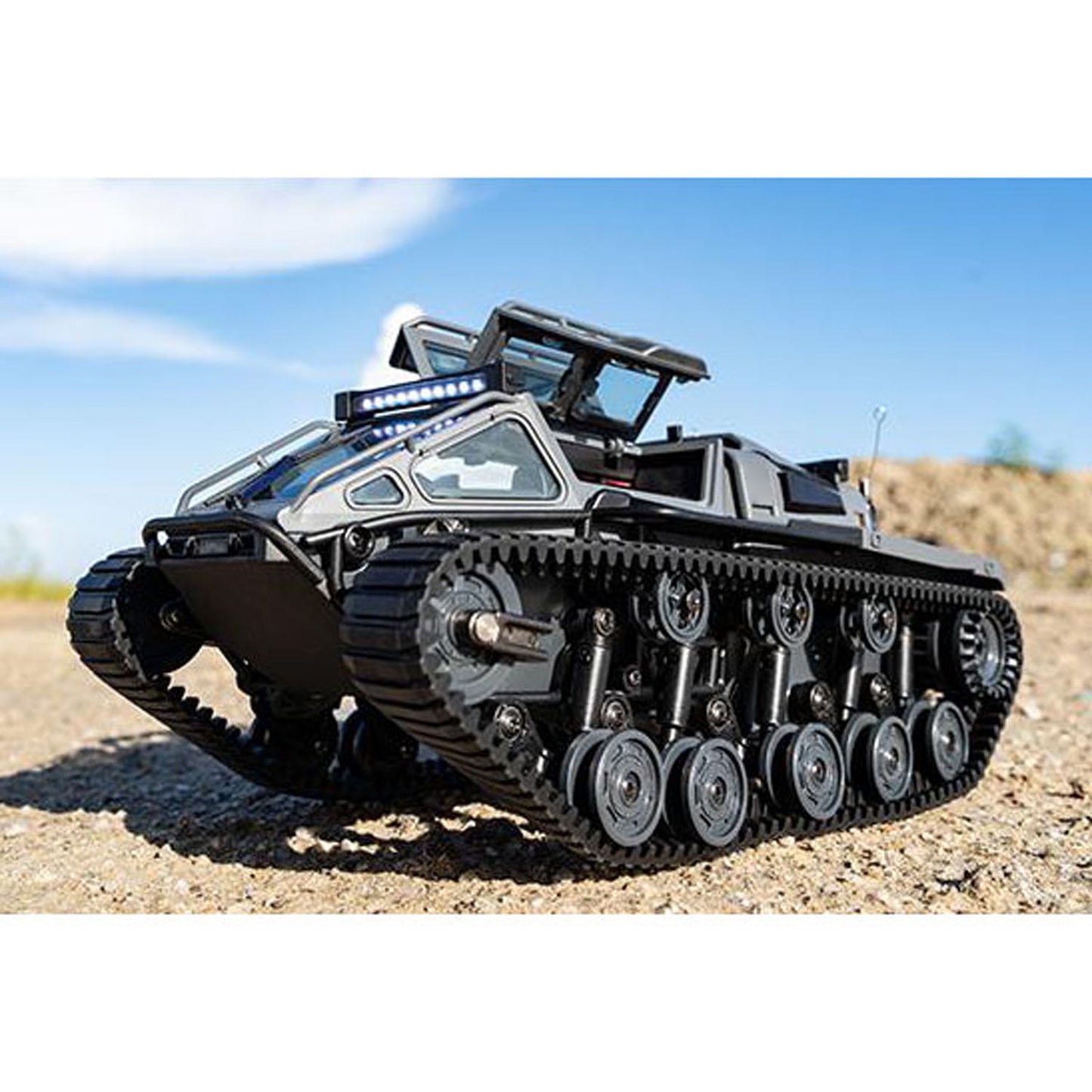 1/18 RC Drifting Tracked Off Road Vehicle C8812 2.4GHz Remote Control Simulation Model Car LED Lights 360 Degree Rotation RTR